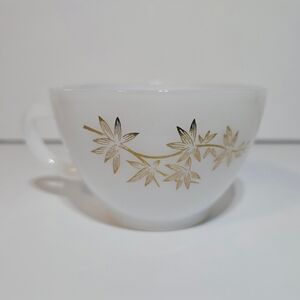 Federal Glass Golden Glory Tea Cup Vintage Milk Glass Replacement Serveware